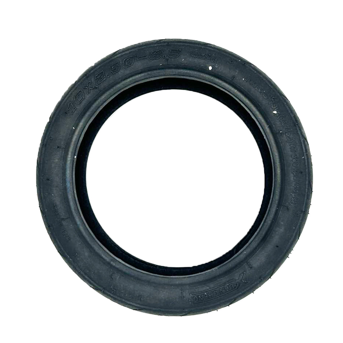 Pneu 10x2,50-6.5 Xuancheng vu de face, section du pneu