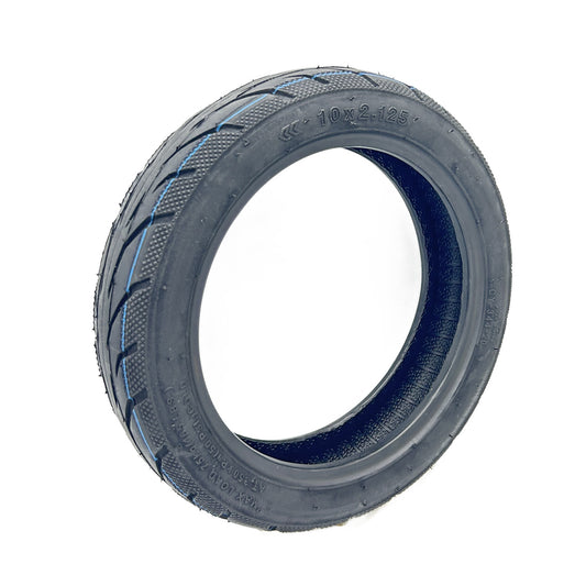 Profil latéral pneu tubeless 10×2.125‑6.5 — faible résistance au roulement