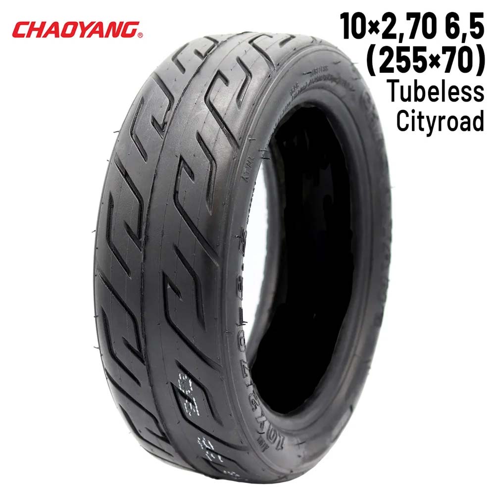 Pneu route 10x2.70-6.5 tubeless pour trottinette électrique