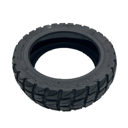 Vue détaillée du pneu Off Road 10x2.75-6.5 avec profil mixte route et chemins