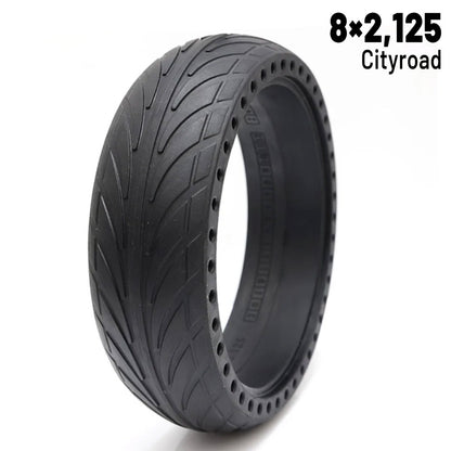 Pneu plein alvéolé 8x2.125 pour trottinette Ninebot ES2