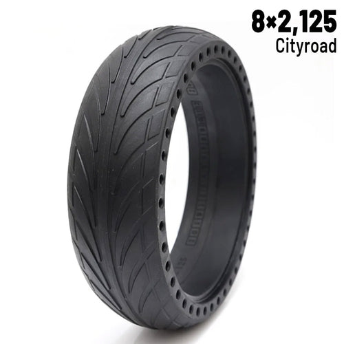 Pneu plein alvéolé 8x2.125 pour trottinette Ninebot ES2
