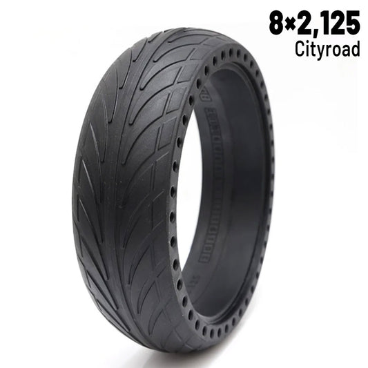 Pneu plein alvéolé 8x2.125 pour trottinette Ninebot ES2