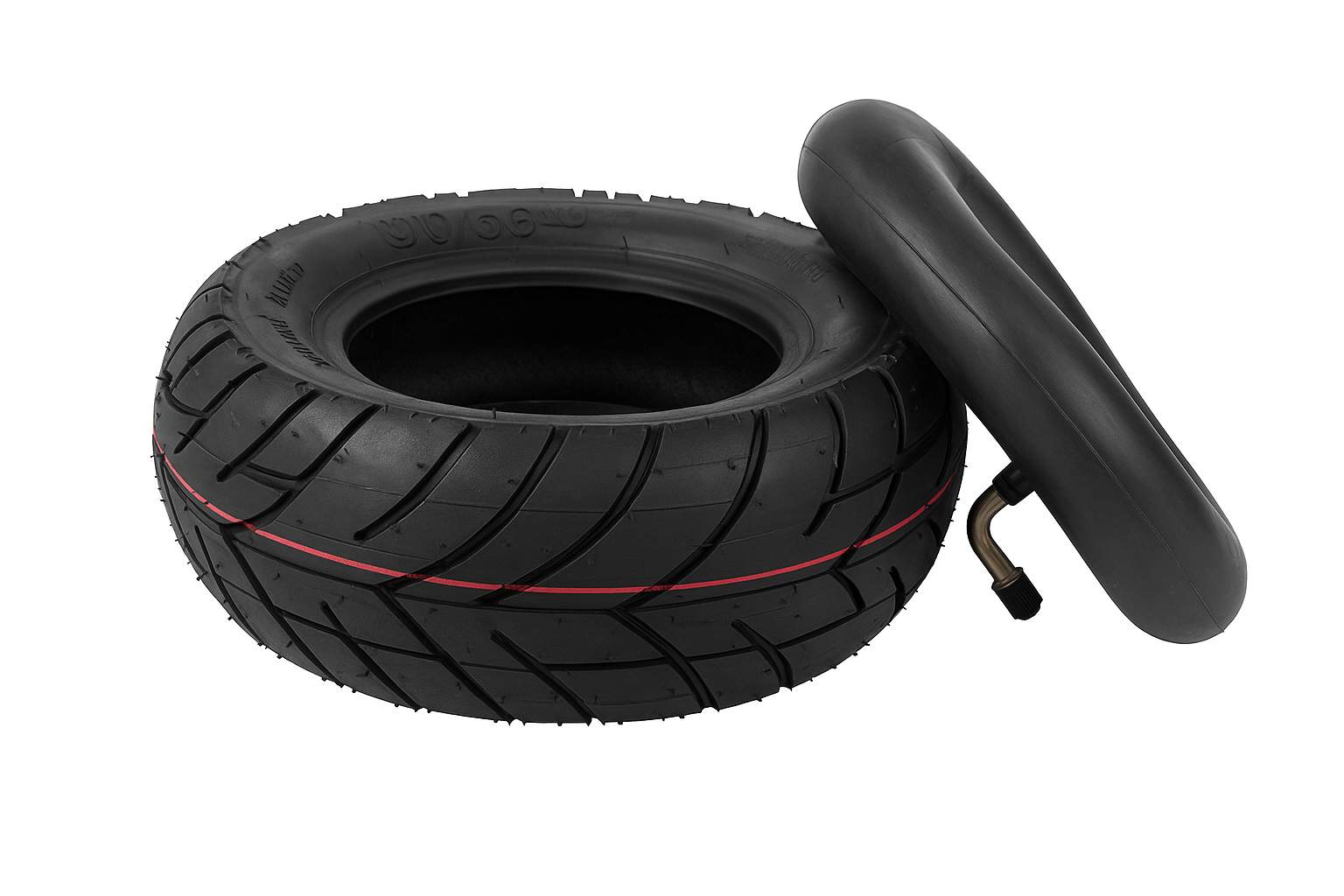 Pneu Route 80/65-6 avec sa chambre à air pour trottinette électrique Dualtron Kaabo Zero 10X