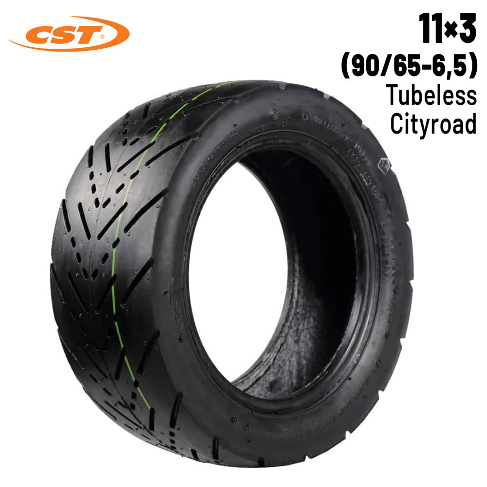Pneu 90/65-6.5 CST Cityroad tubeless pour trottinette électrique 11 pouces