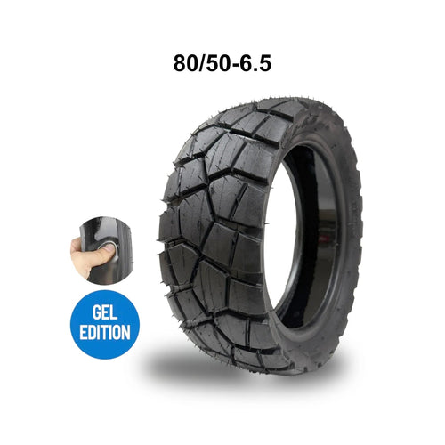 Pneu semi off-road 80/50-6.5 avec gel anti-crevaison pour Dualtron Victor.