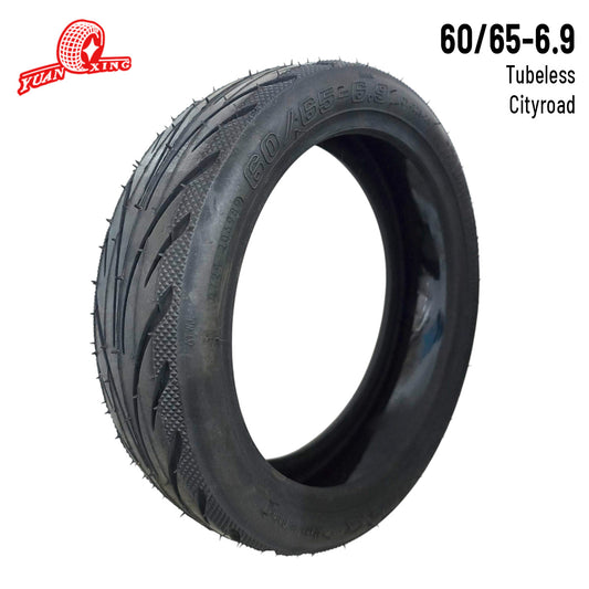 Pneu route 60/65-6.9 avec gel anti-crevaison intégré pour trottinette électrique
