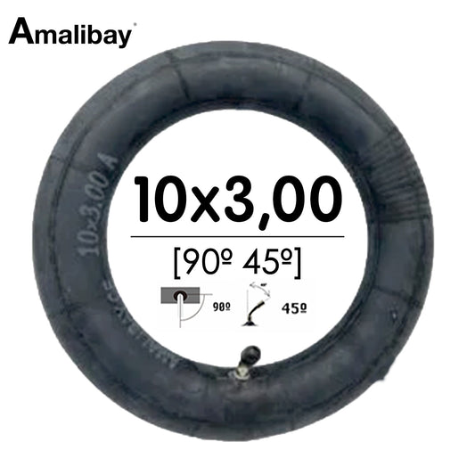 Chambre à air 10×3 valve 90°×45°