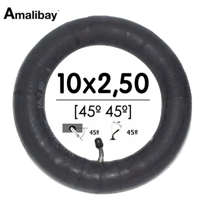 chambre à air 10x2.50 45°-45° trottinette électrique 