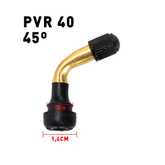 Valve tubeless 45 degrés PVR40