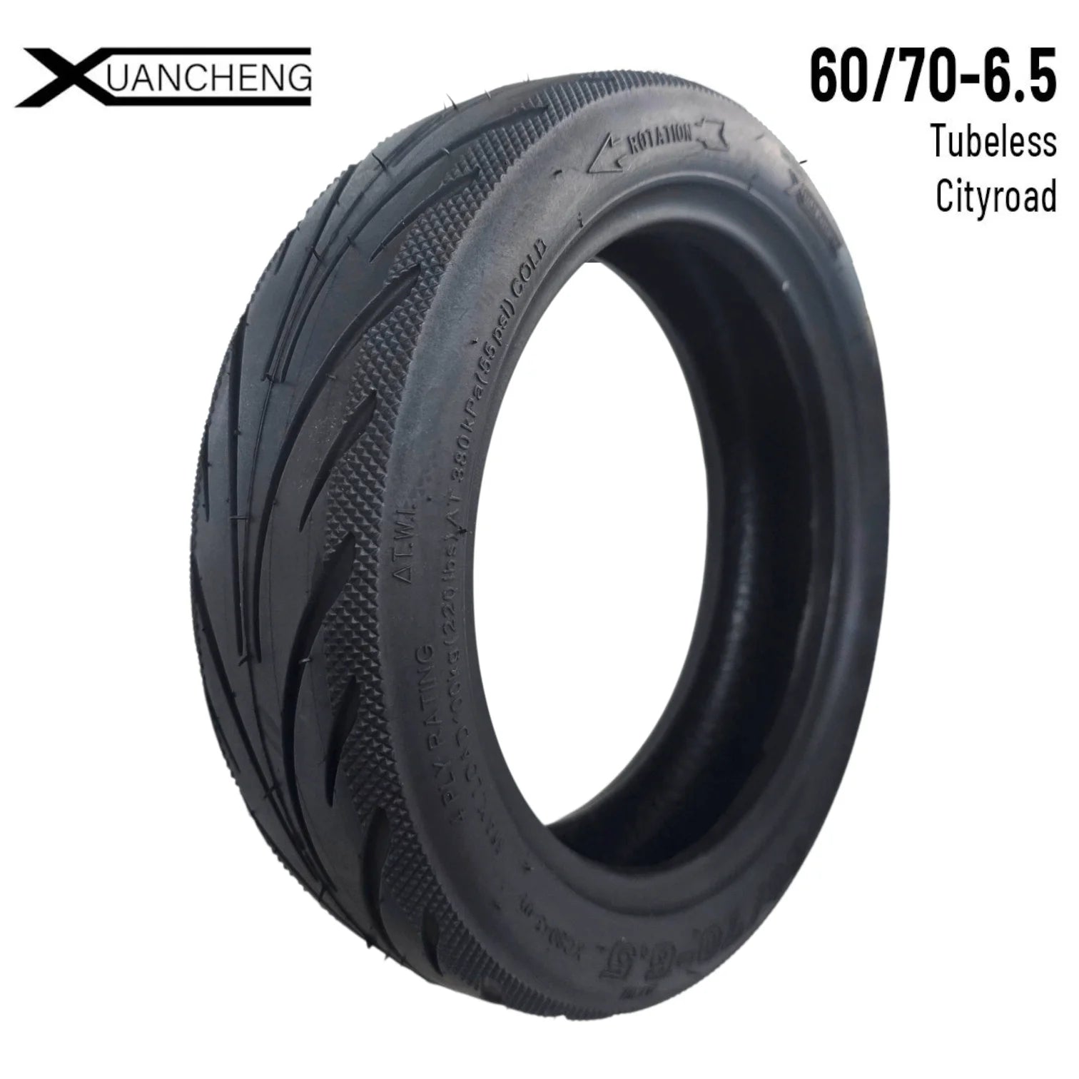 Pneu 60/70-6.5 pour trottinette Ninebot G30 Max – profil route, compatible G30LE, montage facile, haute durabilité
