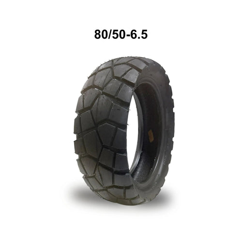 Pneu semi-tout-terrain 80/50-6.5 pour trottinette Dualtron Victor version sans gel.