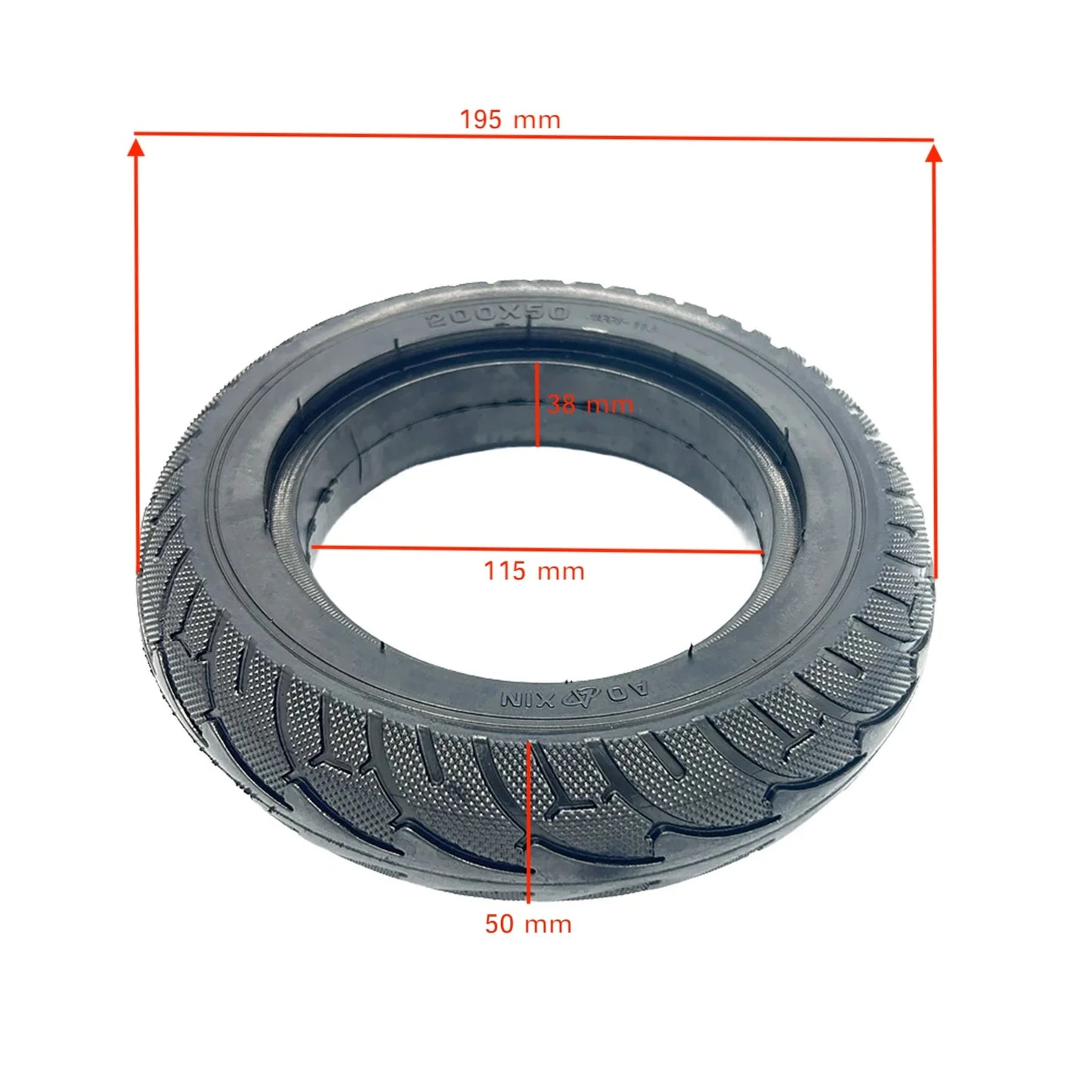 Pneu plein 200x50 pour trottinette E-twow et Speedway Mini 4 Pro