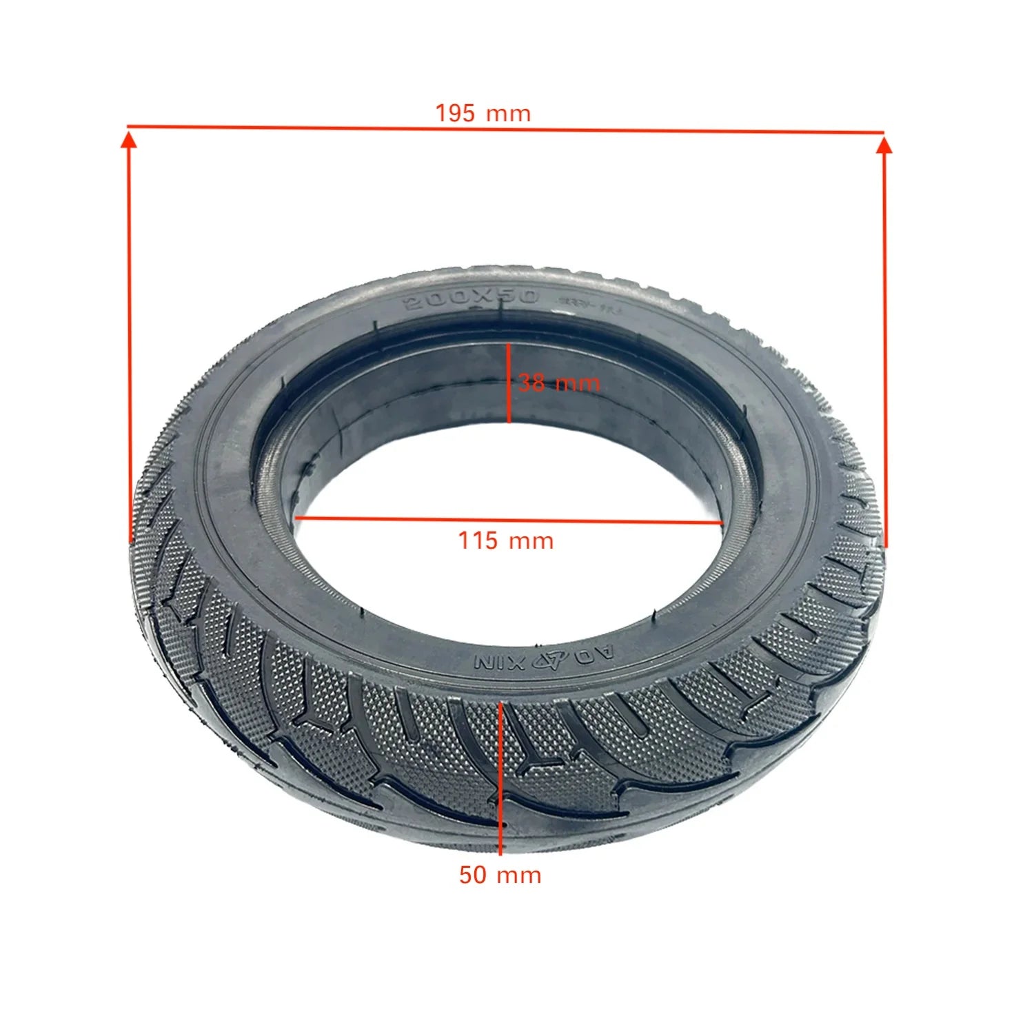 Pneu plein 200x50 pour trottinette E-twow et Speedway Mini 4 Pro