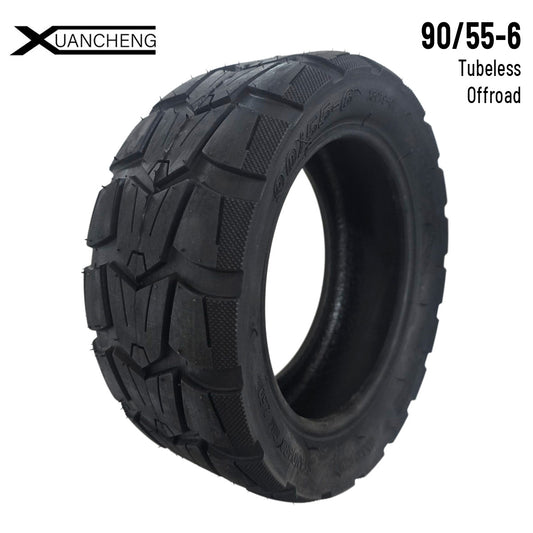 Pneu route 90/55-6 tubeless pour trottinette électrique – Haute adhérence et anti-crevaison